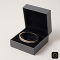 Double-Row Crystal Gold Bracelet