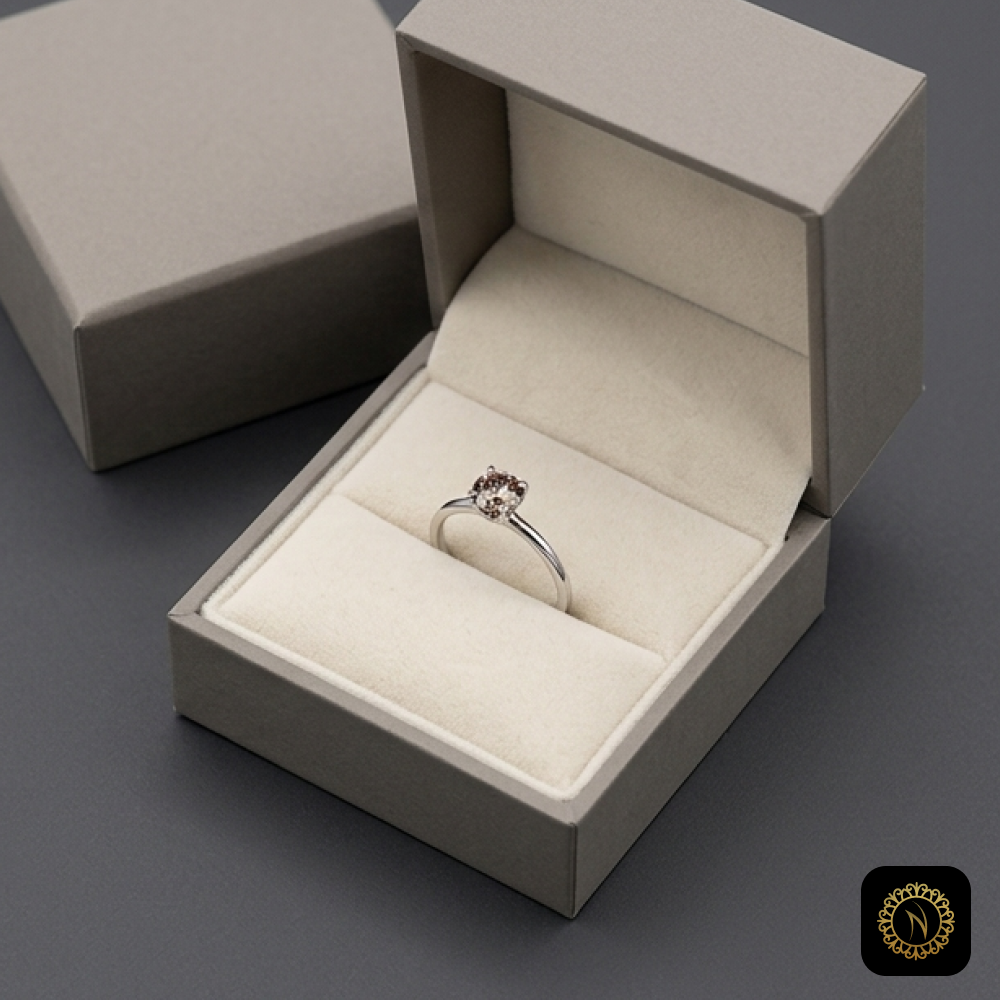 Classic Silver Ring with Quartz Crystal