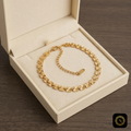 Vintage Gold Starburst Anklet